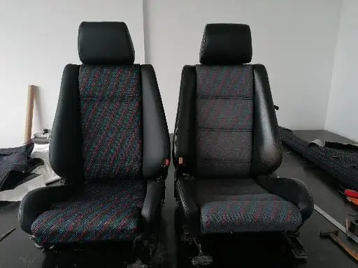 Sieges BMW E30 Cuir tissus M-technik