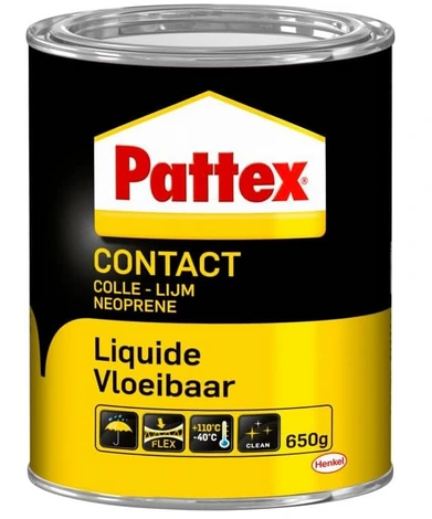 Colle contact liquide type néoprène Pattex- 650 g