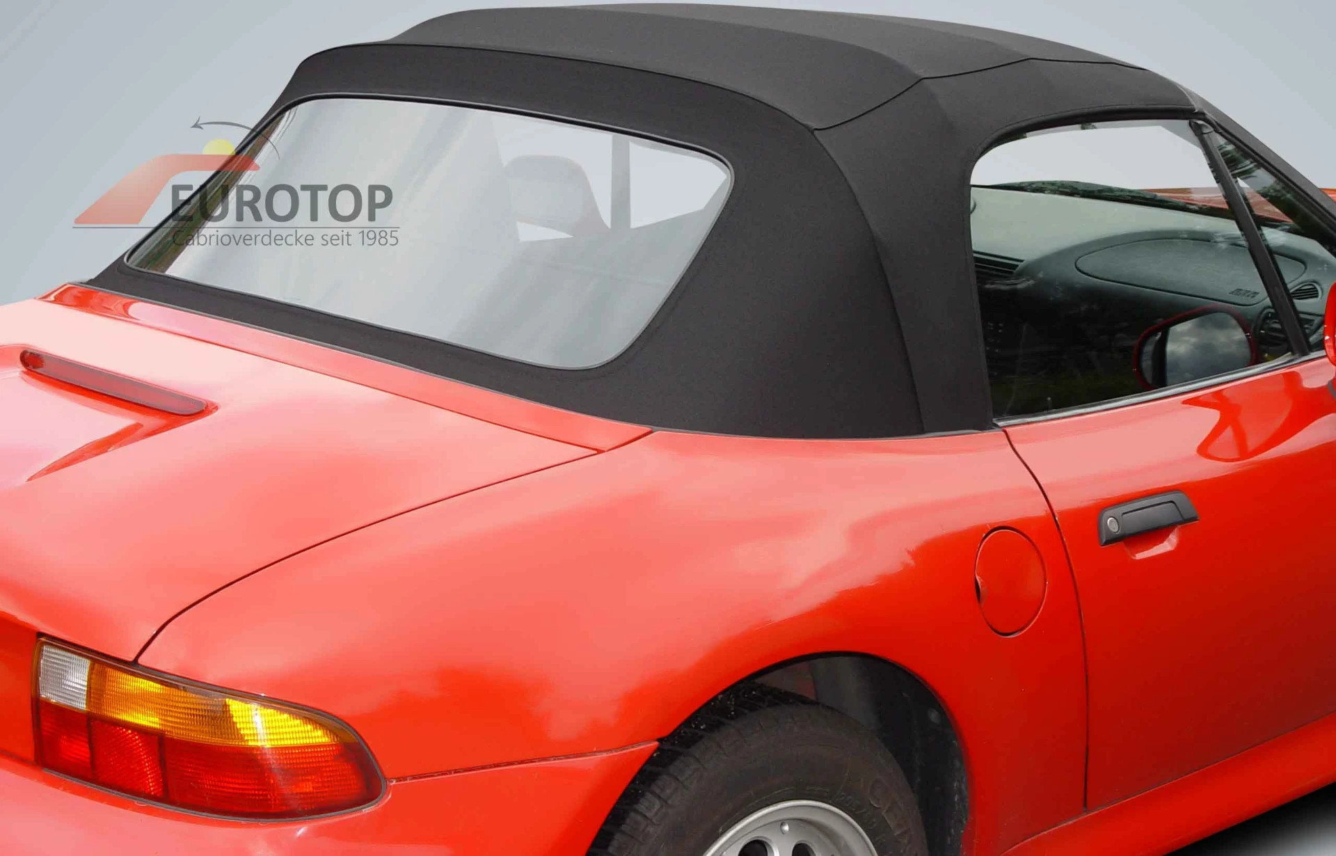 Capote noir en alpaga Sonnenland pour BMW Z3 Roadster année 96-02