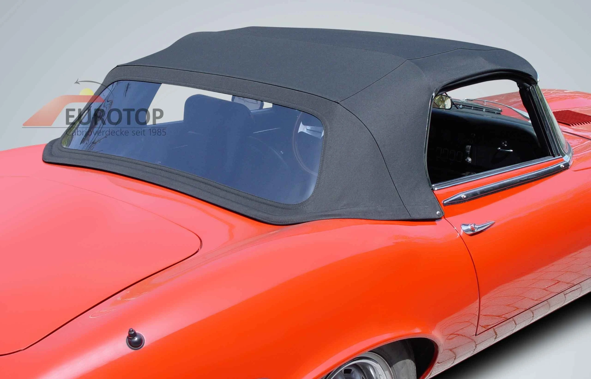 Capote en alpaga Sonnenland pour Jaguar E-Type S3 V12 Cabriolet année 72-75