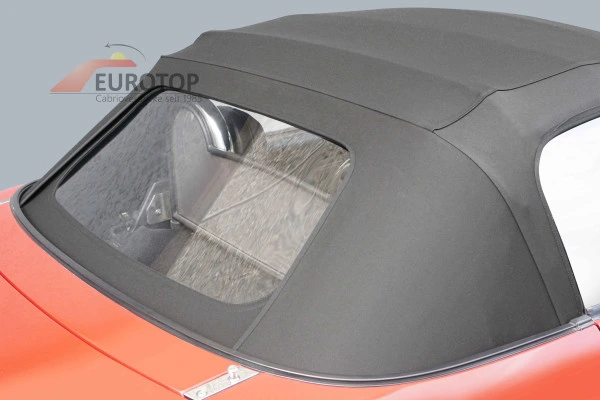 Capote noir en alpaga Sonnenland pour Mazda MX5 NA Cabriolet année 89-98
