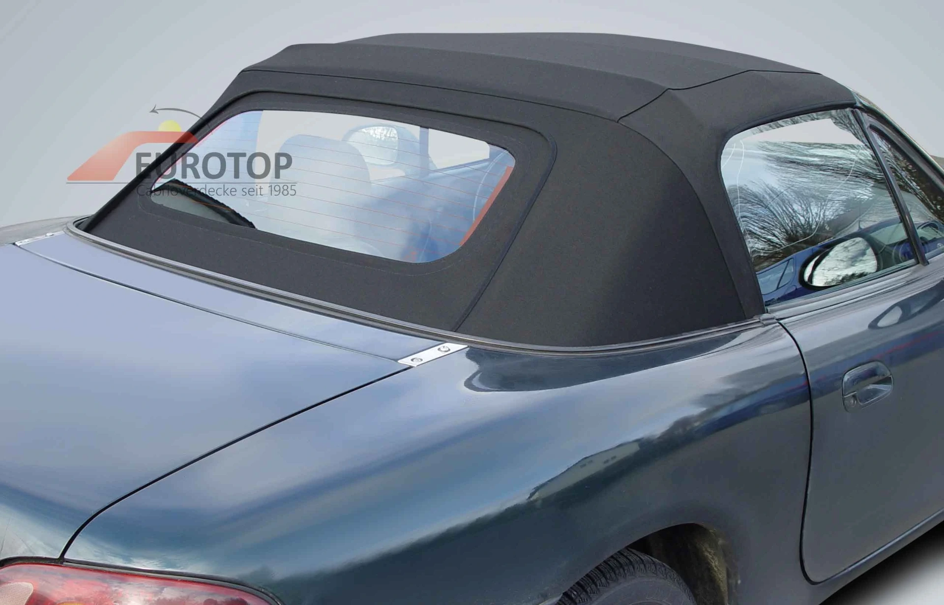 Capote noir en alpaga Sonnenland pour Mazda MX5 NB Cabriolet année 99-06