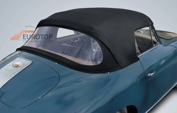Capote  noir Sonnenland pour Porsche 356 Cabriolet année 60-65
