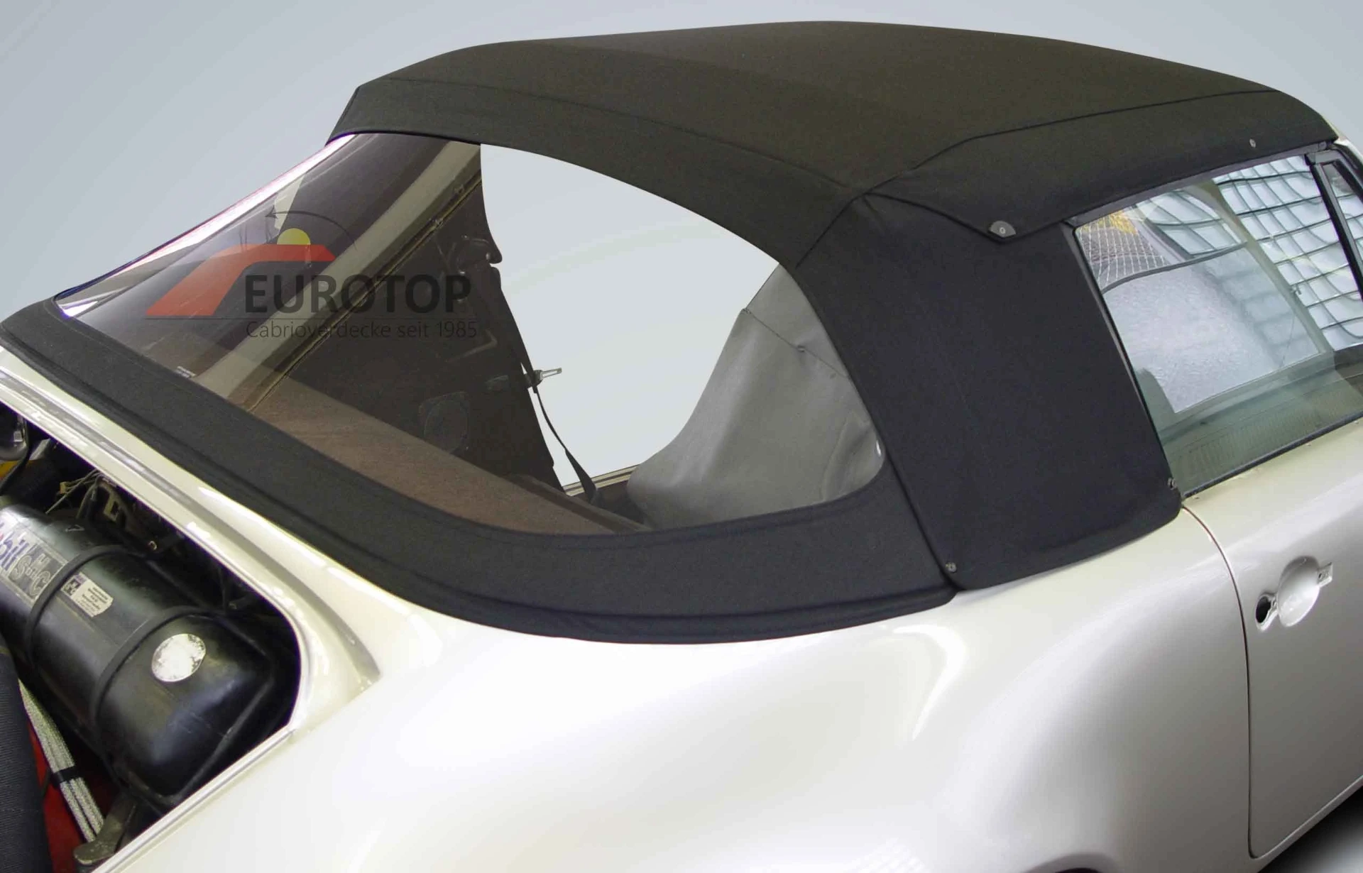 Capote noir Sonnenland pour Porsche 911 type G Cabriolet année 83-85