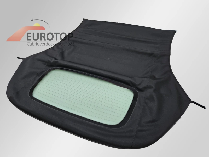 Capote noir en alpaga Sonnenland pour Porsche 911 type 992 Cabriolet année 12-24, version originale