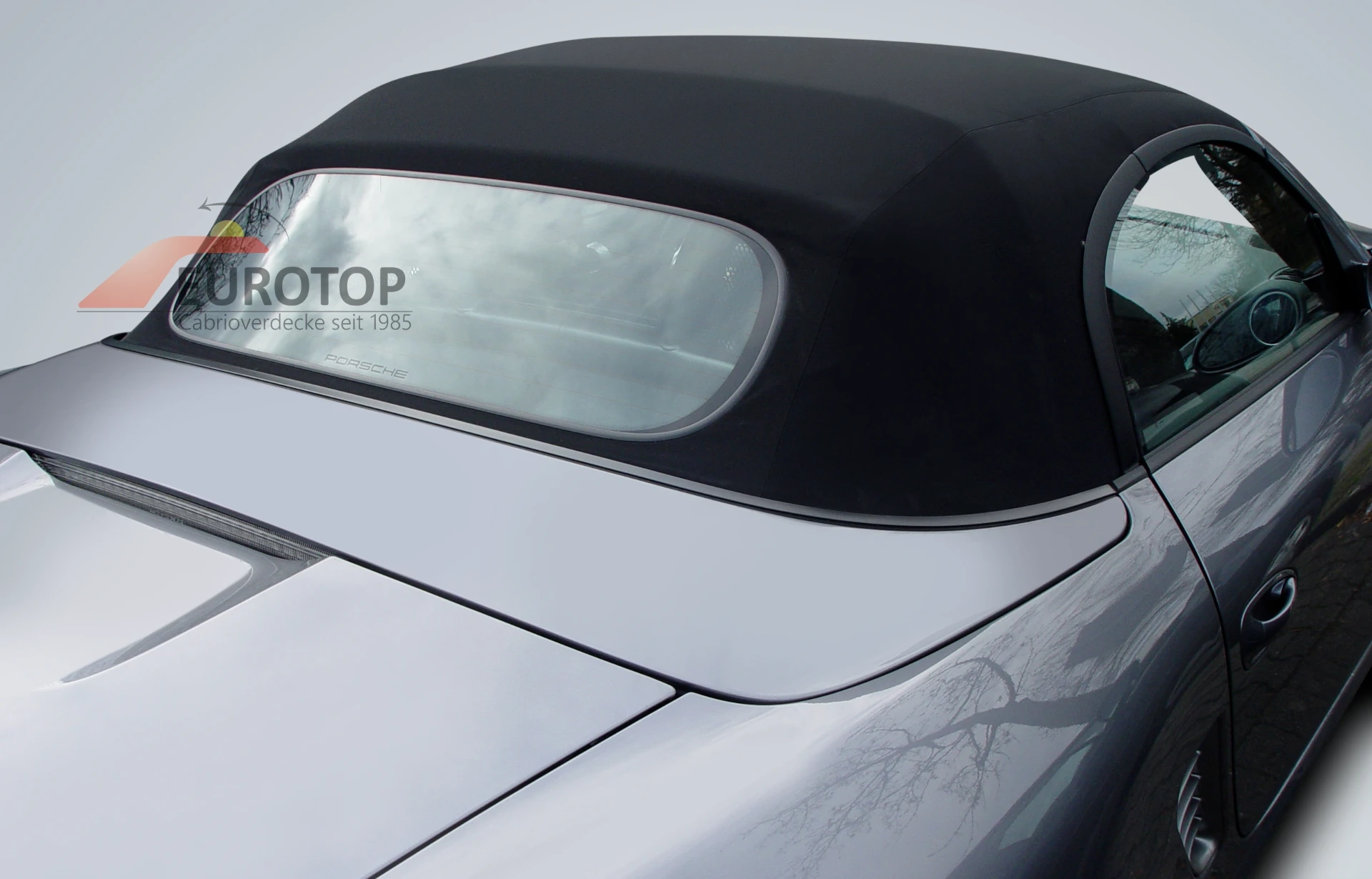 Capote Sonnenland Alpaga pour Porsche Boxster 986 Cabriolet année 03-04, avec lunette en verre