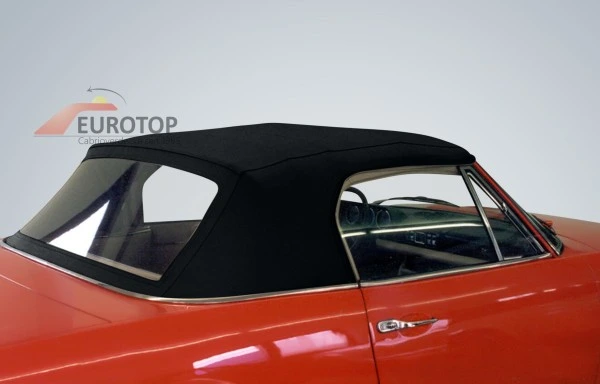 Capote noir Sonnenland / Alpaga pour Peugeot 504 Cabriolet année 69-83