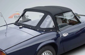 Capote noir Sonnenland Alpaga pour Triumph Spitfire Mk 4, 1500 Cabriolet année 71-81