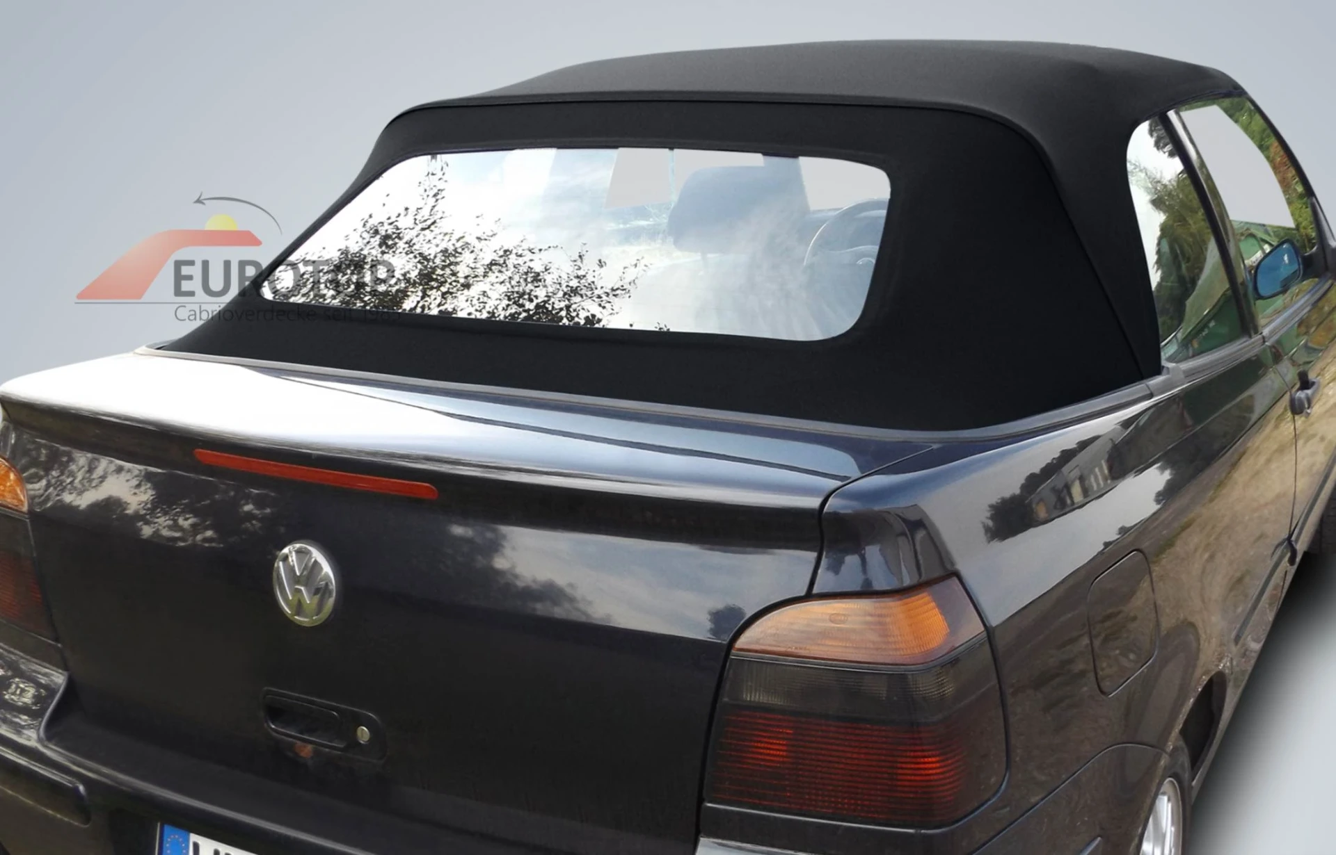 Capote noir Sonnenland Alpaga pour VW Golf 4 Cabriolet année 08/00-03