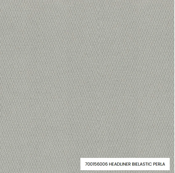 Tissus bi-elastique - mousse 3 mm + résille GRIS 1.5 m  (m)